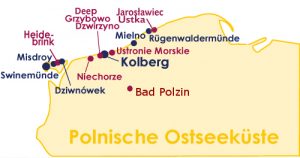 Kurorte Polnische Ostsee Karte