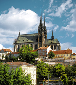 Die Kathedrale St. Peter und Paul in Brünn (Brno)